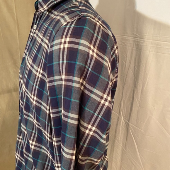 BURBERRY BRIT Mens Plaid Button Down Shirt Sz XL - Picture 6 of 13